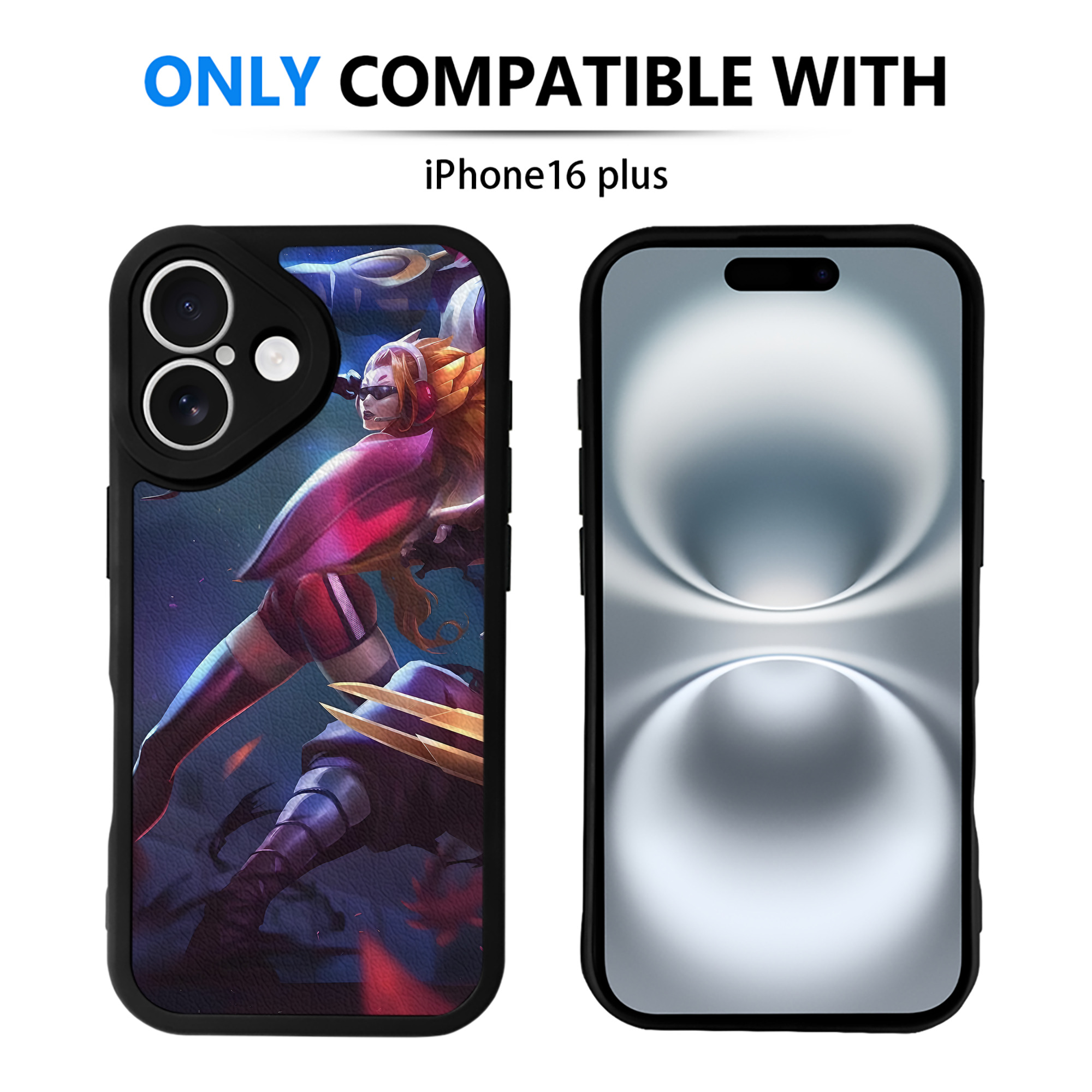 リーグ・オブ・レジェンド League of Legends LOL 【iPhone 16シリーズ対応】シリコンスマホケース（レザー調） 材質：シリコン